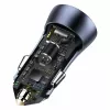 Automašīnas lādētājs Baseus TZCCJD-0G 40W tumši pelēks — USB transportlīdzekļa strāvas adapteris, 40W izeja