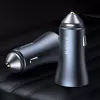 Automašīnas lādētājs Baseus TZCCJD-0G 40W tumši pelēks — USB transportlīdzekļa strāvas adapteris, 40W izeja