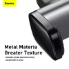 Active holder Baseus Steel Cannon Mobile phone Melns Silver