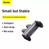 Active holder Baseus Steel Cannon Mobile phone Melns Silver
