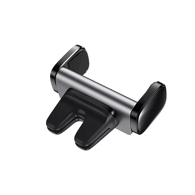 Active holder Baseus Steel Cannon Mobile phone Melns Silver