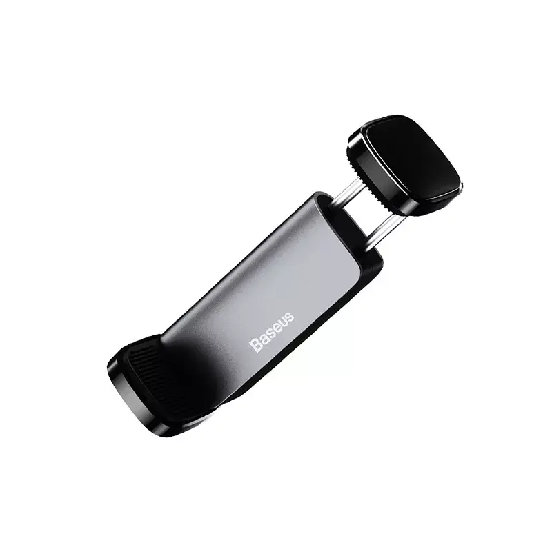Active holder Baseus Steel Cannon Mobile phone Melns Silver