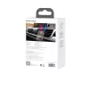 Active holder Baseus Steel Cannon Mobile phone Melns Silver