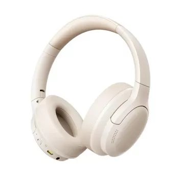 Bezvadu Bluetooth 6.0 austiņas Baseus Bass BH1 Lite — balta