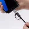 USB adapteris UGREEN USB-C uz microUSB pelēks, viegls 0,4 kg