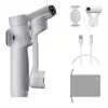 Gimbal Insta360 Flow 2 Standard Bundle — 3 asu viedtālruņa stabilizators, salokāms, 1100 mAh baterija, akmens pelēks