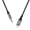 DUDAO audio kabelis Lightning - 3.5mm mini spraudnis 1m pelēks L11PRO