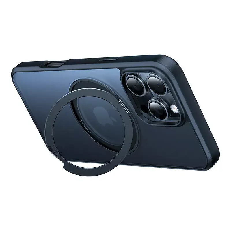 Telefona maciņš Torras Pro Series iPhone 16 Pro, melns, modelis X00FX1911