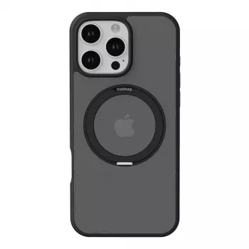 Telefona maciņš Torras Pro Series iPhone 16 Pro, melns, modelis X00FX1911