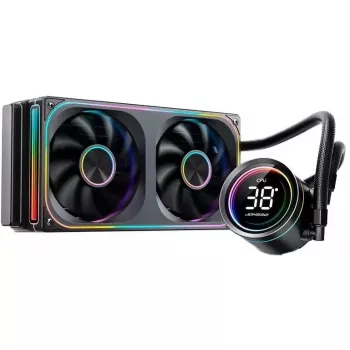 AIO šķidruma CPU dzesētājs Jonsbo TH-240B 240mm ar ARGB displeju