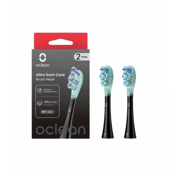 Oclean Ultra Gum Care UG02 B02 birstes uzgaļi, 2 gab., melni