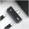 USB-C adapteris Rokid UNB23010 — 2x USB-C porti, melns