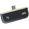 USB-C adapteris Rokid UNB23010 — 2x USB-C porti, melns