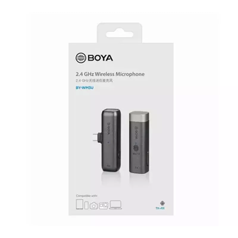 Mobilā tālruņa mikrofons BOYA BY-WM3U