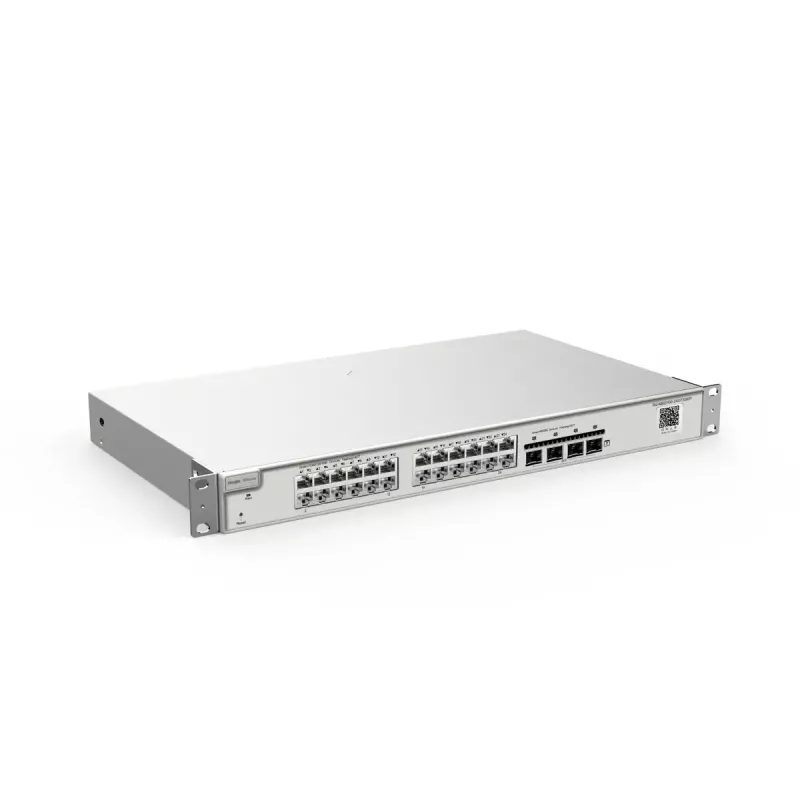 Pārvaldāms komutators Ruijie Networks RG-NBS5100-24GT4SFP-P L3 24 portu Gigabit Ethernet
