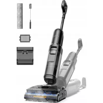 Mitrais un sausais putekļsūcējs Tineco Floor One S7 Stretch Steam Plus ar mitro/sauso tīrīšanu un viedajām funkcijām