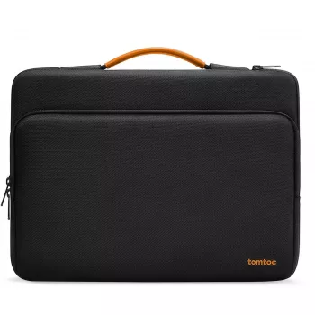 Klēpjdatora portfelis Tomtoc Defender-A14 Premium 16 collu klēpjdatoriem, melns