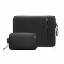 Uzmavu komplekts Tomtoc TOM-A13-C12D 13 collu MacBook Pro/Air — melns