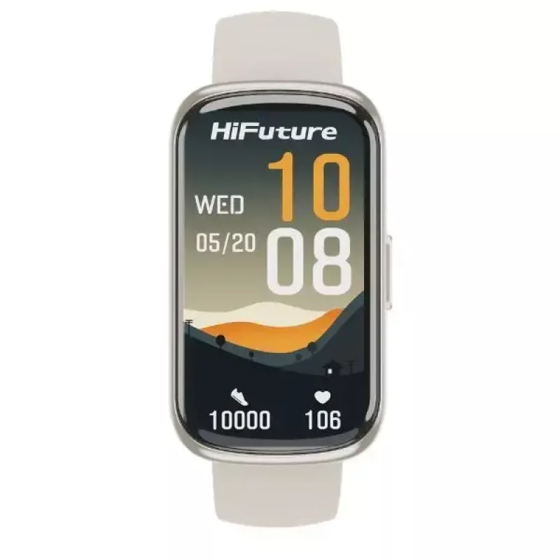 Viedpulkstenis HiFuture EVO2 HSSW7BE bēšs — Bluetooth fitnesa izsekotājs
