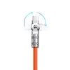 USB‑Lightning kabelis Dudao L24AL — 1 m, USB‑A uz Lightning, oranžs