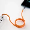 USB‑Lightning kabelis Dudao L24AL — 1 m, USB‑A uz Lightning, oranžs