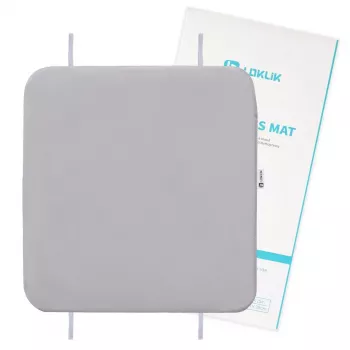 Karstspiedes paklājiņš LOKLiK SG-GJ-0057-US-L-B2B pelēks 381x381 mm