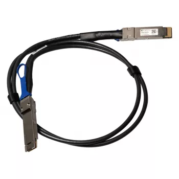 DAC kabelis MikroTik DDQ+DA0001 1m QSFP-DD melns