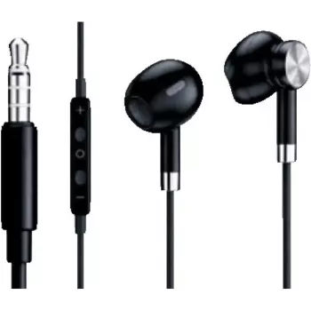 Vadu austiņas Samsung Dawnkey Magnetic Earphone ar 3,5 mm ligzdu, melnas