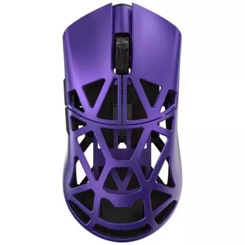 WLpele Beast X Mini Pro Solid Sides spēļu pele ar Omron optiskajiem slēdžiem, violeta