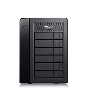 Disk Array Promise Technology Pegasus32 R6 48 TB Tower Melns