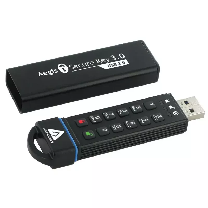 USB zibatmiņa Apricorn 240 GB USB Type-A Aegis Secure Key 3.0