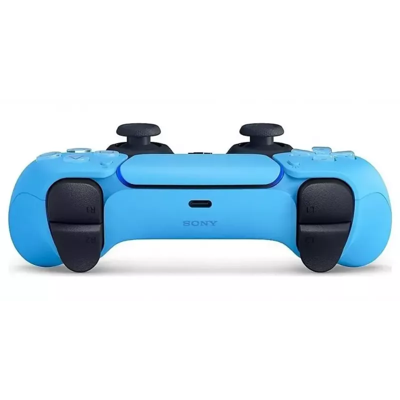Bezvadu DualSense kontrolieris no Sony — PS5, zils, haptiskā atgriezeniskā saite, adaptīvi trigeri