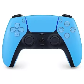 Bezvadu DualSense kontrolieris no Sony — PS5, zils, haptiskā atgriezeniskā saite, adaptīvi trigeri