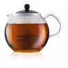 Vienas tējkannas Bodum Assam 1500 ml melna caurspīdīga
