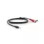 Audio kabelis Kramer Electronics C-A35M/2RAM-3 0,9 m 3,5 mm 2xRCA Melns