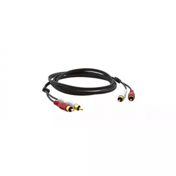 Audio kabelis RCA vīrietis pret vīrieti 1,8 m Kramer Electronics 2xRCA