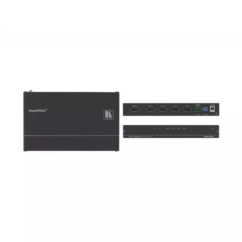 Video līnijas pastiprinātājs Kramer Electronics VM-4H2