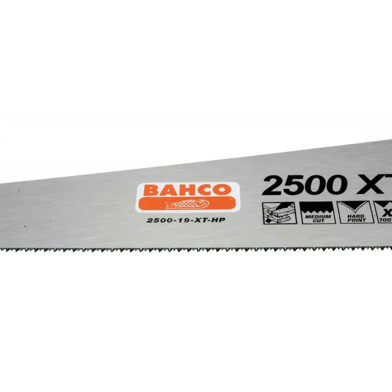 Rokas zāģis Bahco 2500-22-XT-HP 55 cm melni oranžs nerūsējošais tērauds