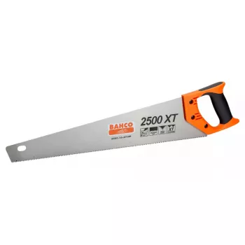 Rokas zāģis Bahco 2500-22-XT-HP 55 cm melni oranžs nerūsējošais tērauds