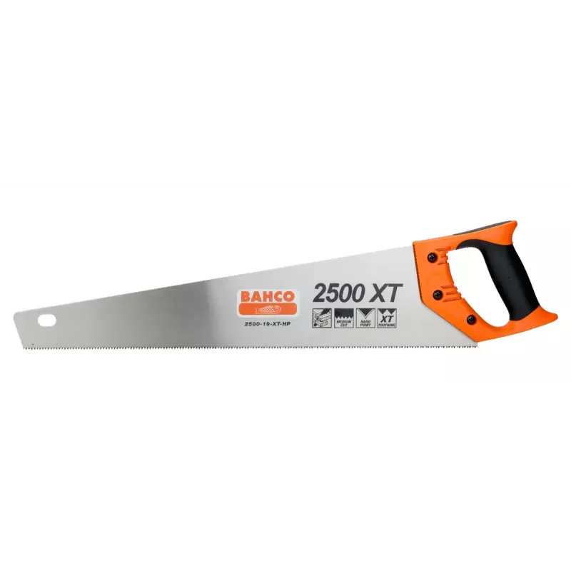 Backsaw Bahco 2500-19-XT-HP 47.5 cm Melns oranža Stainless Steel