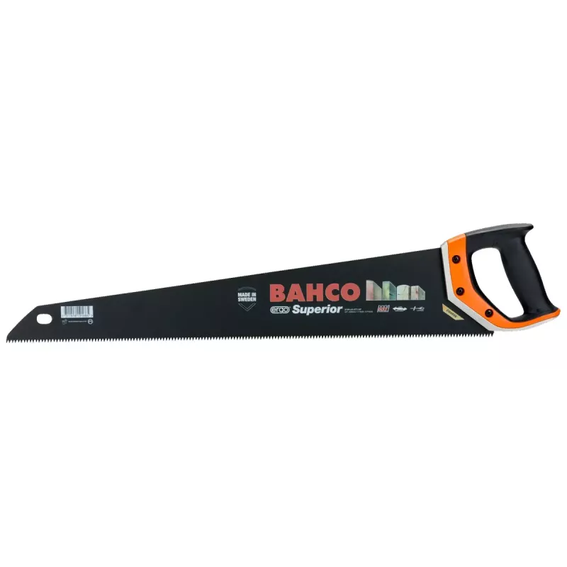 Mugurējās zāģis Bahco 2700-24-XT7-HP 60 cm Melns Oranžs