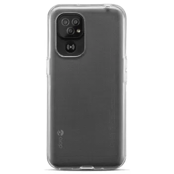 Mobilā tālruņa vāciņš Doro 8161 priekš Doro 8110, silikona maciņš, caurspīdīgs, 15,5 cm (6,1 collas) ekrāniem