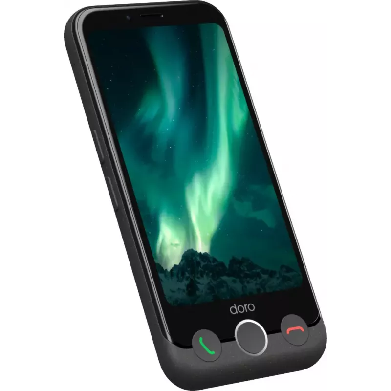 Viedtālrunis Doro Aurora 11 4,5 collu Dual SIM Android 14 4 GB 64 GB 3000 mAh grafīta