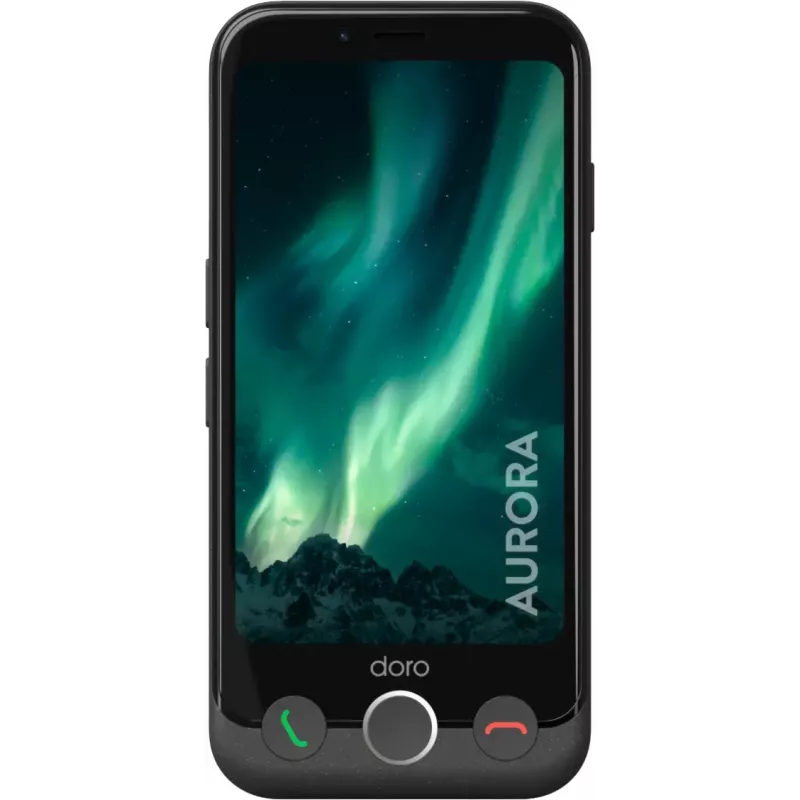 Viedtālrunis Doro Aurora 11 4,5 collu Dual SIM Android 14 4 GB 64 GB 3000 mAh grafīta