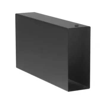 Ārējās grafiskās kartes korpuss Sonnet DM-ENC-1M-D — Alumīnija korpuss, Melns, 88×424×228 mm