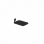 Shelf SMS Smart Media Solutions EVER Side Shelf Dark MDF Melns 1.6 cm