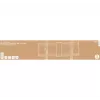 TV stiprinājums Deltaco ARM-0204 2,03 m (80 collas) Melns