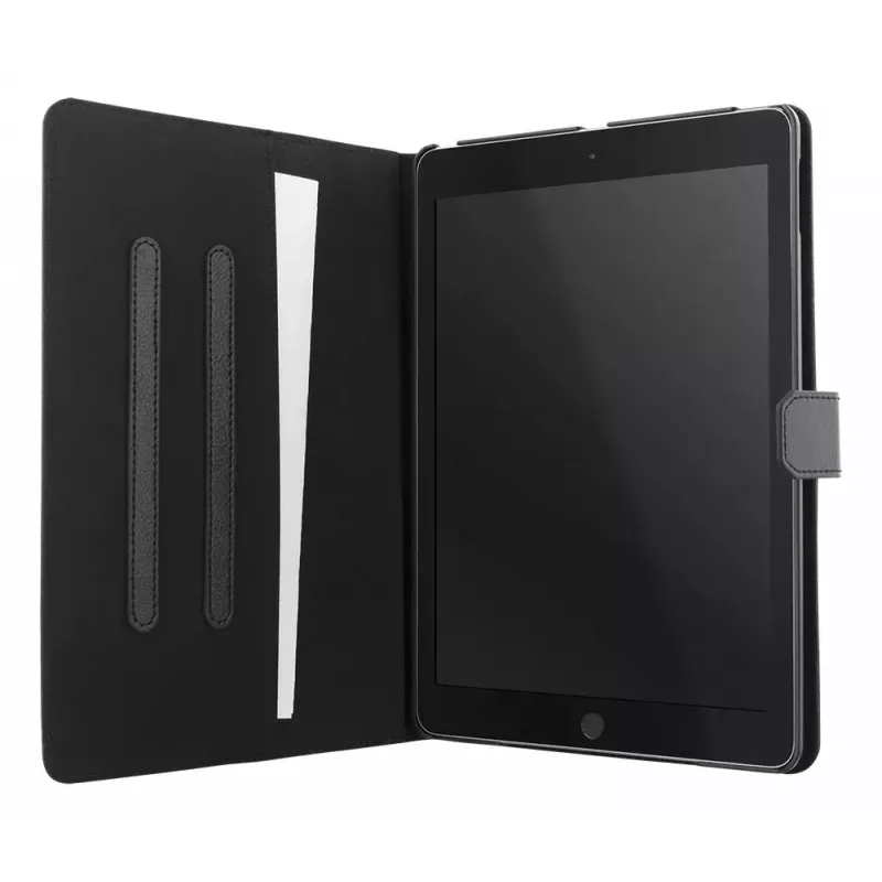 Planšetdatora maciņš DELTACO IPD-2017-2 Folio iPad 9,7 collu (2017/2018), āda, statīva režīms