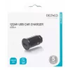 Auto lādētājs Deltaco USB-CAR123 universāls melns