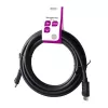 DisplayPort kabelis Deltaco DP8K-1050-LSZH 5 m Melns